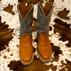 Men’s Lucchese square toe boots